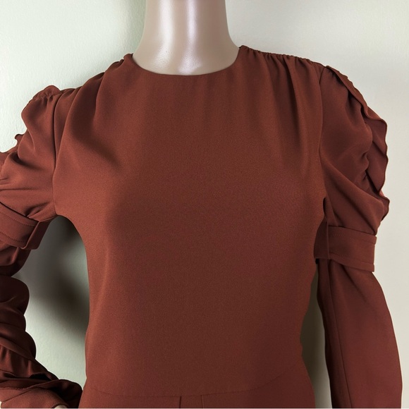 NEW CHLOE LONG SLEEVE MIDI DRESS - Picture 3 of 10